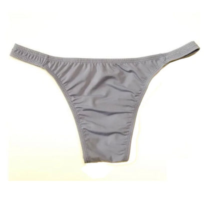 Ice Silk Men's Bikini Underwear Low-waist Male Panties Sexy Translucent  Briefs 16 Colors