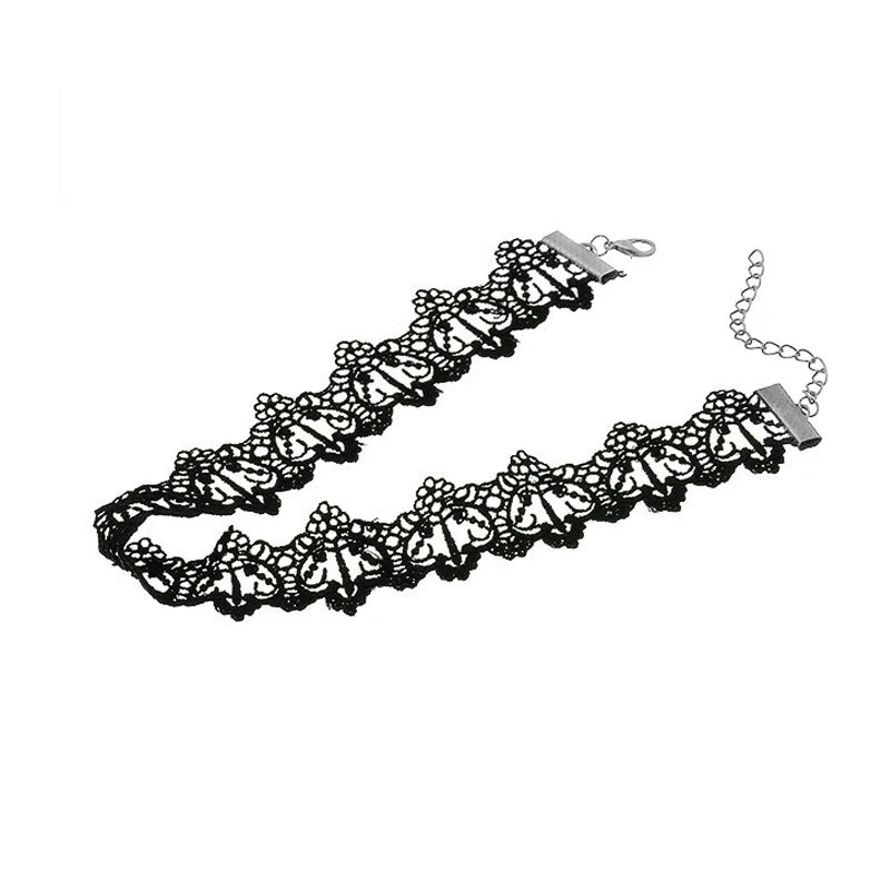 White Black Lace Choker Necklace Torques Women Collar Necklaces Jewelry Women Statement Female Jewelry Gift