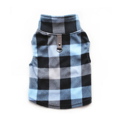 Warm Winter Dog Clothes Fleece Vest for Dog Puppy Fleece Clothing Soft Plaid Costume Doggy Autumn Winter Animal Pet Jacket Coat