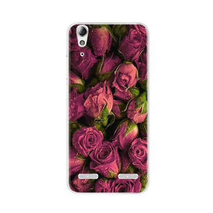 Soft Silicone Case for Lenovo A6000 A6010 Cover Cases for Lenovo Lemon K3 TPU 3D Relief Patterned Cover For Lenovo K3 K30-T Capa