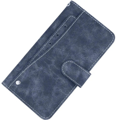 Vintage Leather Wallet W&O X200 Pro Case Flip Luxury Card Slots Slip-resistant Cover Phone Protective Cases Bags