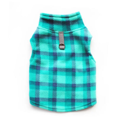 Warm Winter Dog Clothes Fleece Vest for Dog Puppy Fleece Clothing Soft Plaid Costume Doggy Autumn Winter Animal Pet Jacket Coat