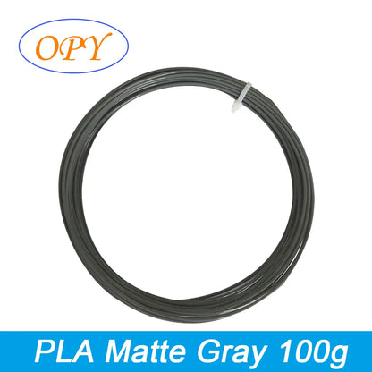 Matte Pla Filament 3D Printer 1.75Mm 1Kg Plastic Thread 10M 100G Sample Black Gray White Grey