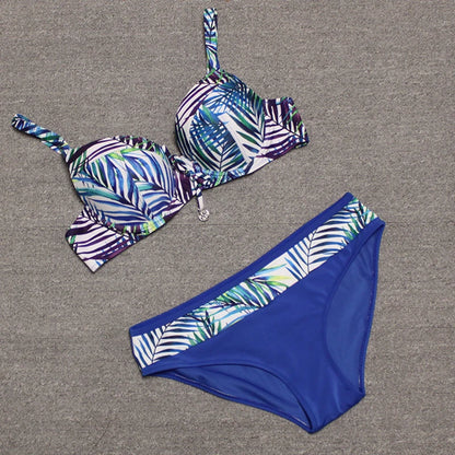 2023 New Sexy Women's Large Swimsuits Beach Bikini Push Up Female  Swimwear Bikinis Set Swim Bather Wear Swimming Bathing Suit