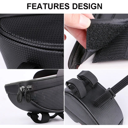 YTGEE Universal Cellphone Holder Storage Earphone Organizer Touch Screen Waterproof Bike Handlebar Cycling Mobile Phone Bag