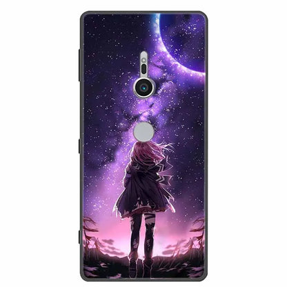 Case For Sony Xperia XZ1 XZ2 XZ3 Cover Silicone Painted Soft Phone Back Cases for Sony XZ2 Compact Premium Protective Funda Capa