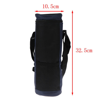 Water Bottle Cooler Tote Bag Universal Water Bottle Pouch High Capacity Insulated Cooler Bag Outdoor Traveling Camping Hiking