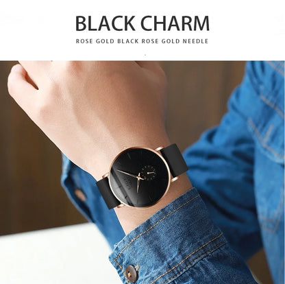 LIGE  LG10006 40mm Fashion Simple Watch for Men Women Analog Quartz Wrist Watches Silicone Waterproof Watches Sports Watches