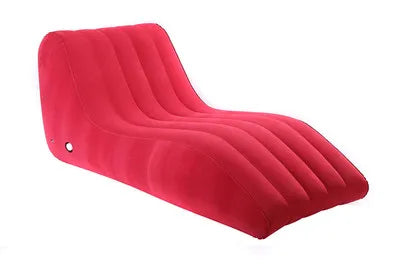 Leisure Inflatable Sofa Thickened Creative Flock Lazy Sofa S Type Adult Sofa Recliner