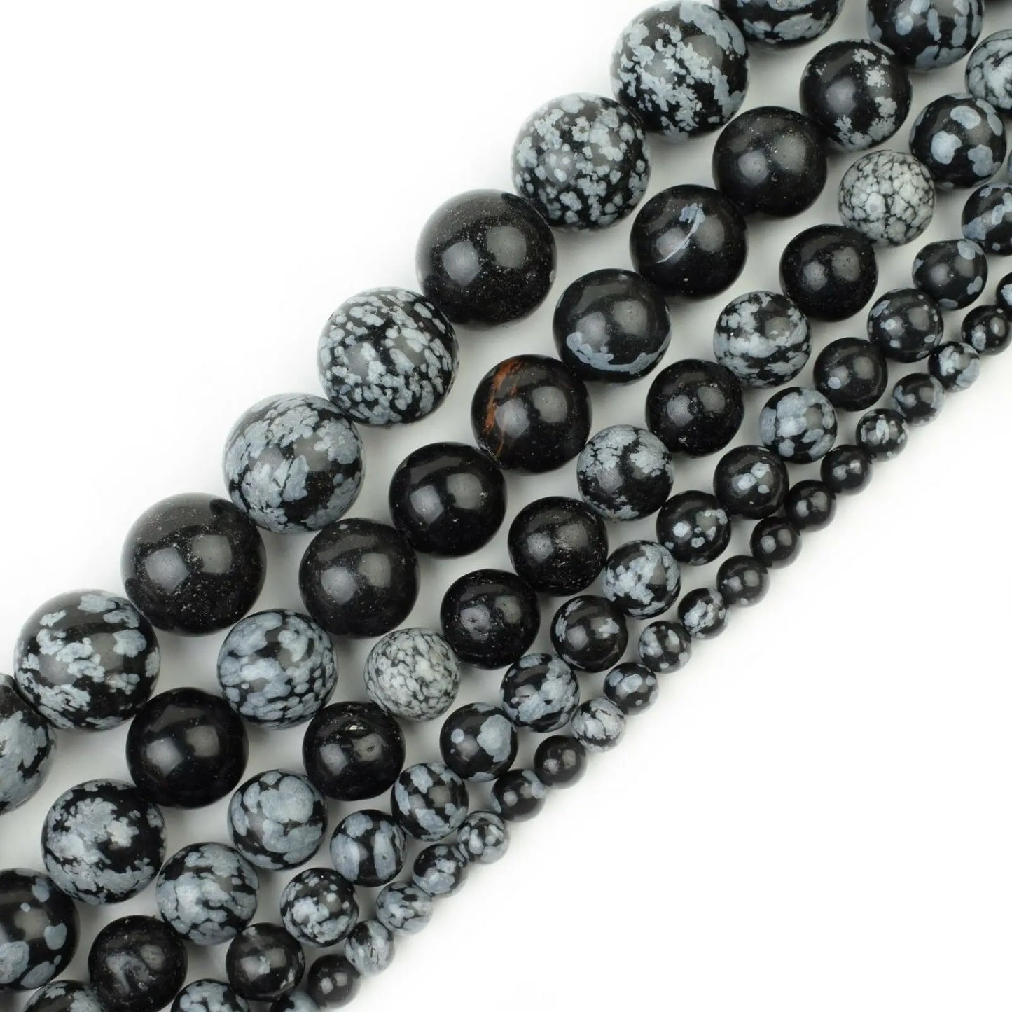 Silver Lion Head Gemstone Beads Stretch Bracelet for Women Men Handmade Crystal Beaded Elastic Healing Power Stone Jewelry