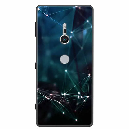 Case For Sony Xperia XZ1 XZ2 XZ3 Cover Silicone Painted Soft Phone Back Cases for Sony XZ2 Compact Premium Protective Funda Capa