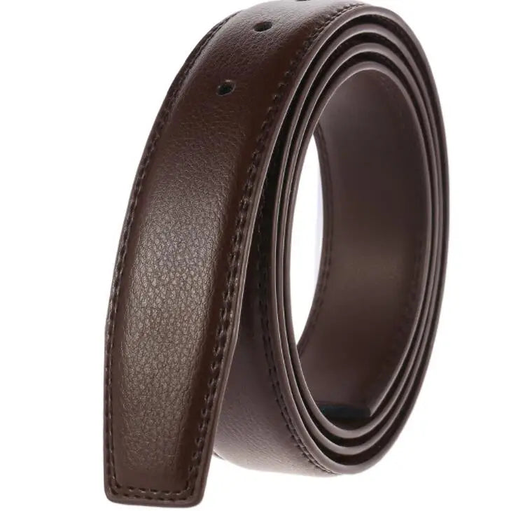 Male Automatic Buckle Belts No Buckle Belt Men Fashion Casual High Quality Belt Male Genuine Leather Luxury Brand Waistband