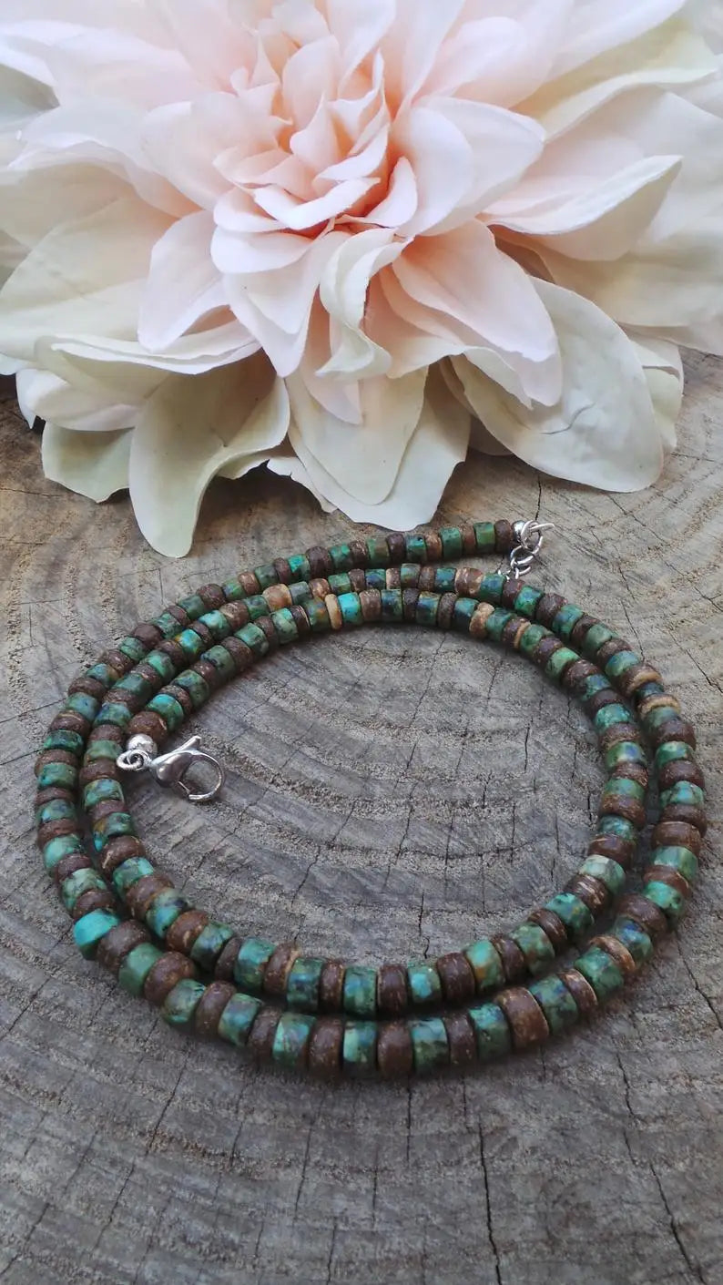 Mens Beaded necklace Necklace African Necklace Surfer necklace Mens necklace