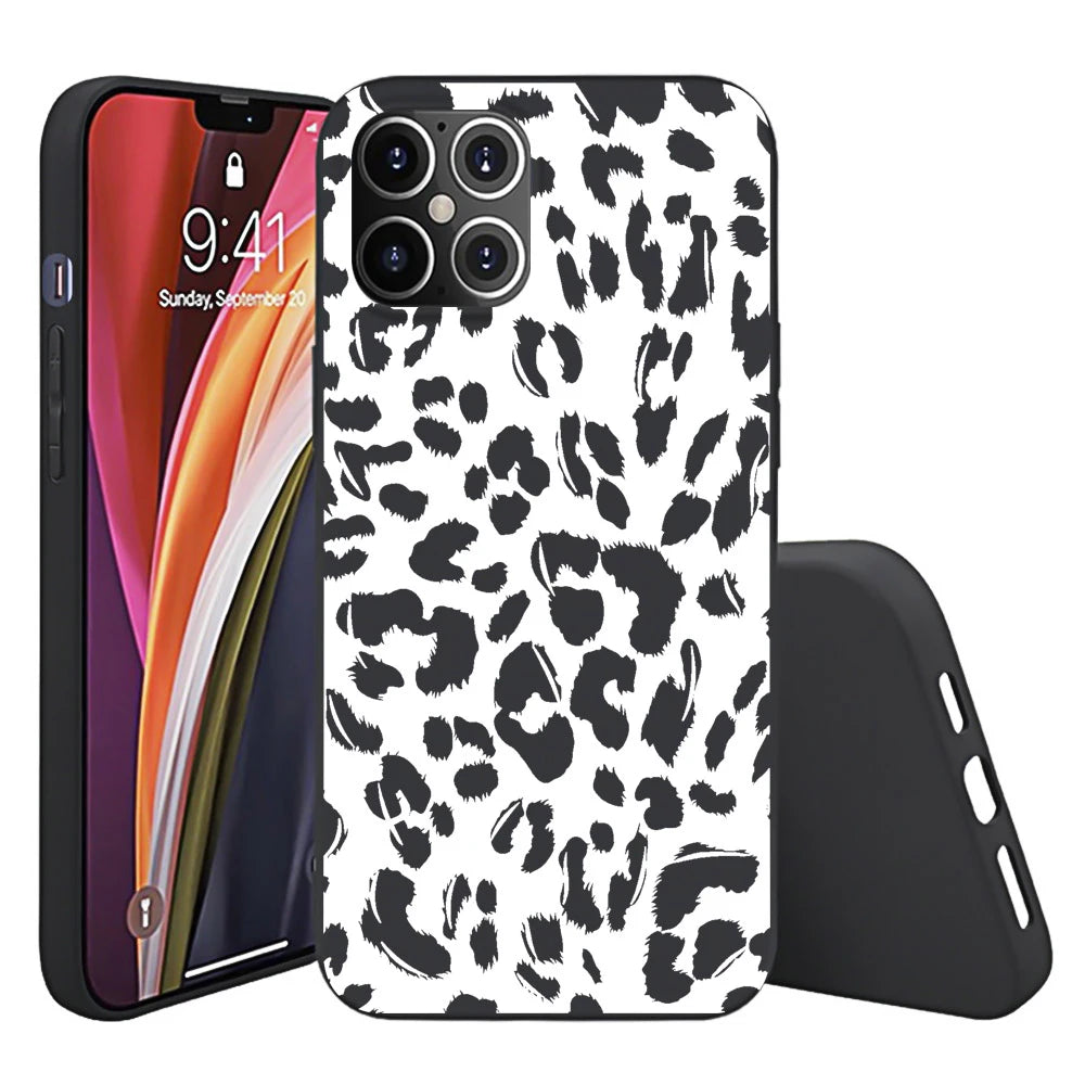 Luxury Green Camouflage TPU Mobile Phone Case for iPhone 13 PRO MAX Soft Matte Finish Shockproof PC Material Packaged