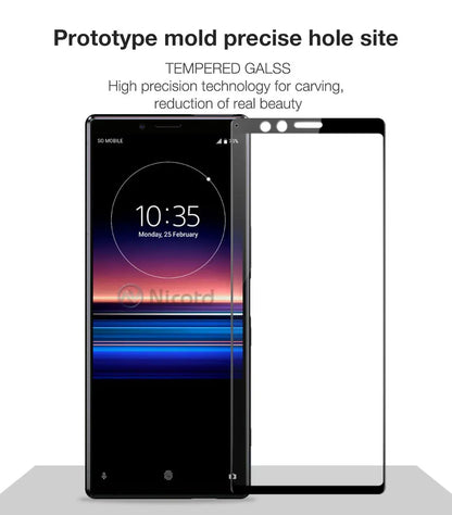Full Cover Tempered Glass For Sony Xperia 1 Explosion-Proof Screen Protector Protective Film For Sony Xperia 1 J8110,J8170,J9110