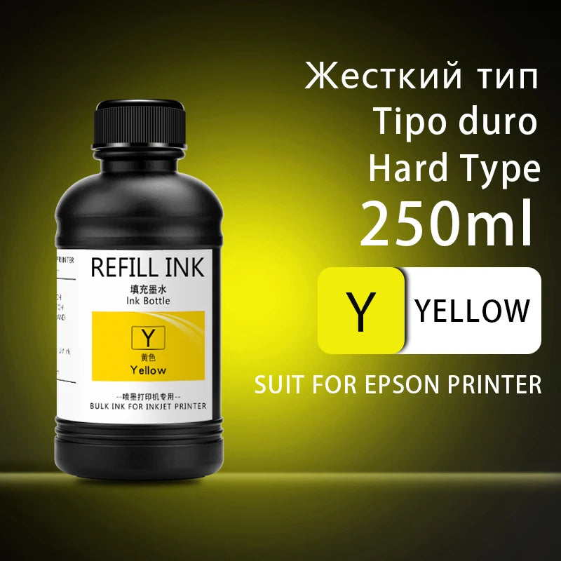 250ml UV Curing Ink For Epson XP600 TX800 XP-600 TX-800 L800 L805 L1800 R290 R300 1390 1400 1410 1430 DX5 DX7 DX10 UV Printer