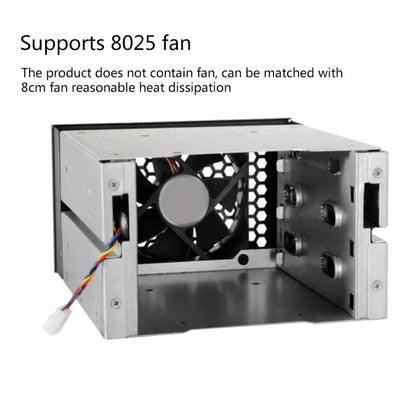 3.5 To 5.25 Three-Disc Hard Drive Cages 2 Chassis Drives In The Chassis Hard Drive Box Computer Storage Expansion
