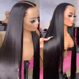 Longer Length Soft Human Hair Wig Factory Cheap Wholesale Full Frontal Wig Mona Hair Vendor