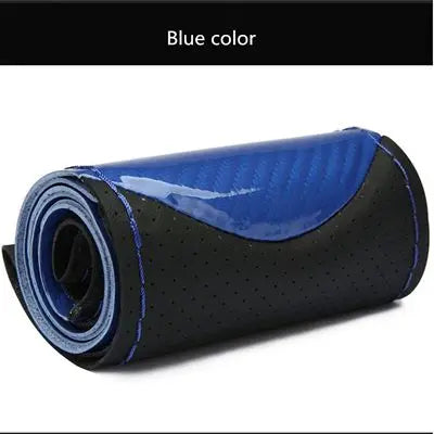 Steering Cover 38cm Soft Anti Slip DIY Hand Sewing Wear-resistant Car Steering-Wheel Braid With Needles Thread