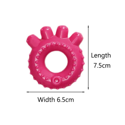 Teething Puppy Dog Chew Toy for Small Dogs Safety Rubber Pet Toys Chihuahua Cat Playing Ball Accessories Suministros Para Perros