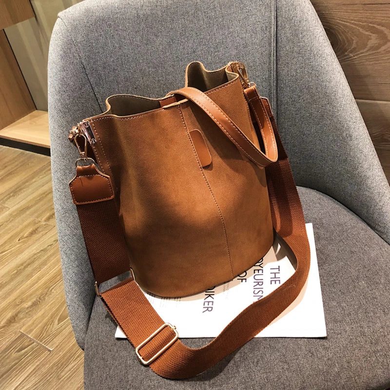 Luxury Designer Handbags Ladies Bucket Bag PU Leather Shoulder Bags Large Capacity Crossbody Bags for Women 2024 New Tote Bag