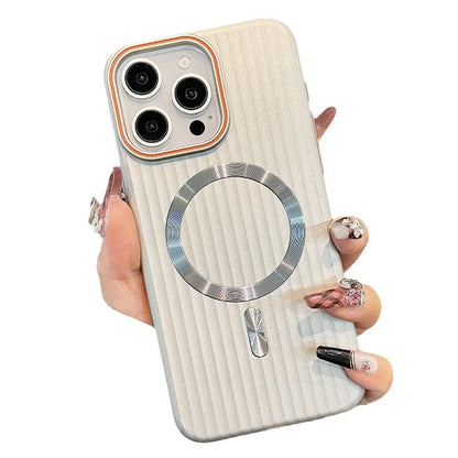 Japanese and Korean Anti-Slip Corrugated for 15promax Phone Case New Iphone14 Protective Case 13pro Max