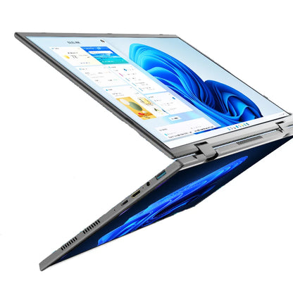 2026 New 14 Inch +14 Inch  Dual Touch Screen Intel 14th N150  Aluminum Yoga Laptops for Business Office Education Laptop