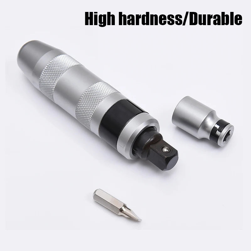 7PCS Impact Screwdriver Set Portable Heavy Duty Shock Screw Driver Chisel Bits Tools Socket Kit With Non-Slip Handle