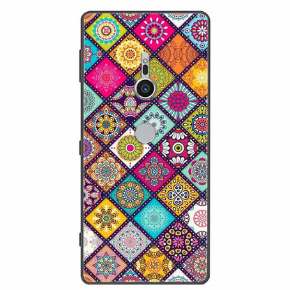 Case For Sony Xperia XZ1 XZ2 XZ3 Cover Silicone Painted Soft Phone Back Cases for Sony XZ2 Compact Premium Protective Funda Capa