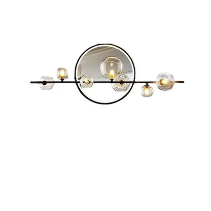 Modern Restaurant Glass Magic Bean Chandelier Nordic Bedroom bar New Aluminum Lamp