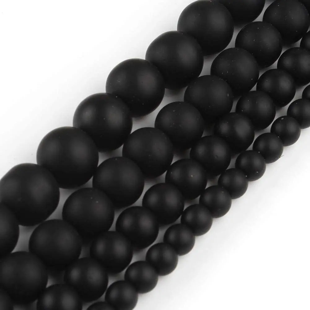 Silver Lion Head Gemstone Beads Stretch Bracelet for Women Men Handmade Crystal Beaded Elastic Healing Power Stone Jewelry