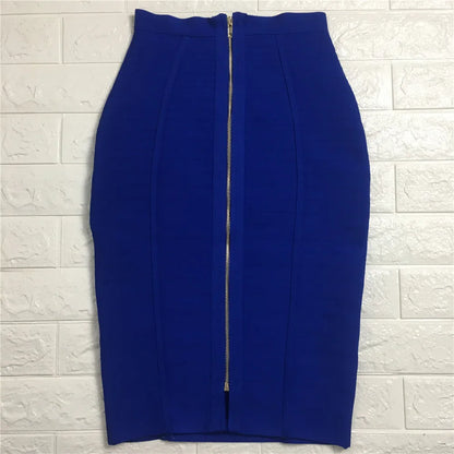 2021 New Bandage Skirts Women Bodycon Woman Skirts Sexy Harajuku Party Club Elegant Celebrity Pencil Skrit Plus Size XL