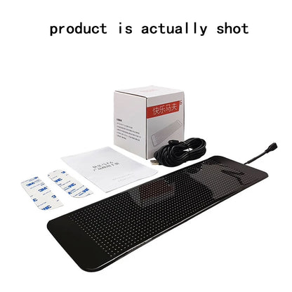 Programmable LED Display with Rear Screen Warning Digital Matrix Panel for Cars Scrolling Messages Sign