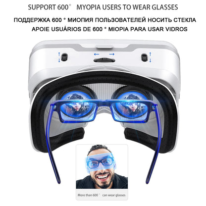 New VR Helmet 3D Glasses G04E 6th Generation Smartphone Smart Goggles Virtual Reality Headset Video Game Viar Binoculars