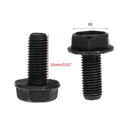 Crankset Bolts Cycling Watertight Sealed Crank Nut Crank Screw Durable Metal Bike Square Taper Bottom Bracket Screws