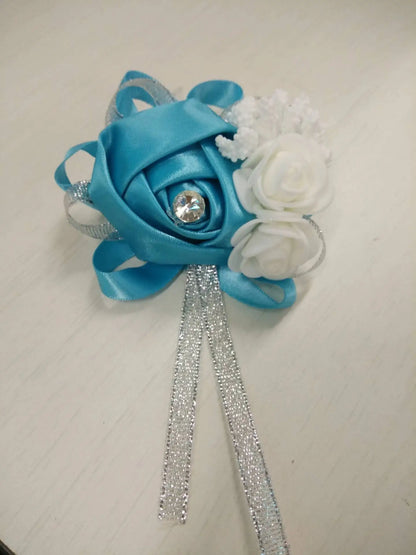 Lovegrace Wrist Corsages Bracelet Rose Artificial Flowers on the Wrist Bridesmaids Bracelet Marriage Bridal Hand Flower Wedding