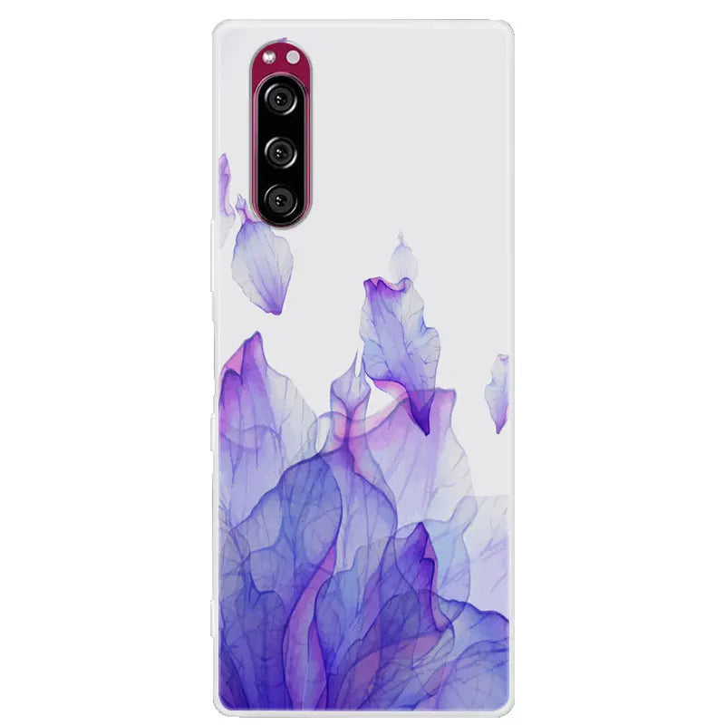 For Sony Xperia 5 Case Xperia5 Bumper Silicone TPU Soft Phone Cover For Sony Xperia 5 J9210 J8210 J8270 6.1' Cases Cartoon