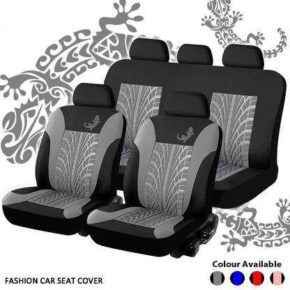 Car Seat Cover Set GeckoPattern Universal Car Seat Cover Full Set Auto Seat Cover Car Styling Interior Accessories