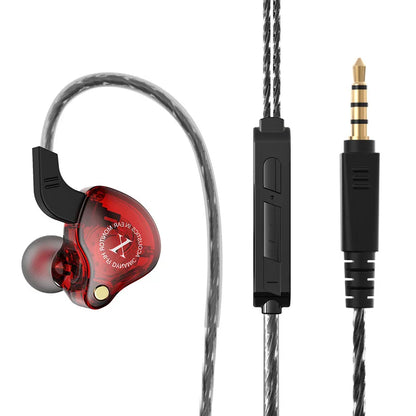 EARDECO Mobile Wired Headphones for Phone Earphone Super Bass Stereo In Ear 3.5mm Headphone with Mic Earbuds Noise Cancelling
