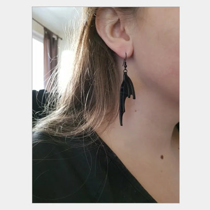 Bat Wing Earrings , Halloween Earrings , Vampire Bat Earrings , Bat Lovers Ladies gifts , Gothic Victorian Earrings
