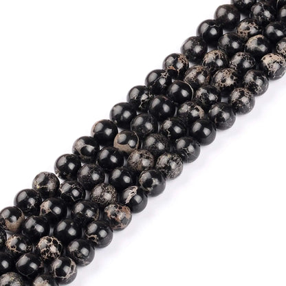 Silver Lion Head Gemstone Beads Stretch Bracelet for Women Men Handmade Crystal Beaded Elastic Healing Power Stone Jewelry