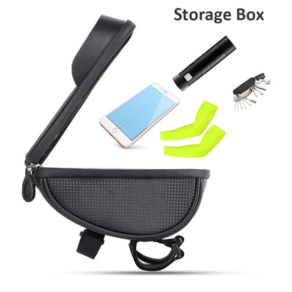 YTGEE Universal Cellphone Holder Storage Earphone Organizer Touch Screen Waterproof Bike Handlebar Cycling Mobile Phone Bag