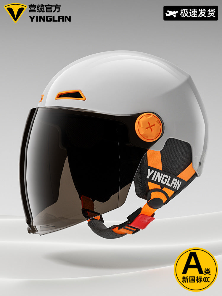 [Aerozen1.0 Helmet] Women's Electric Bike Helmet with 3C Certification, Men's Half Helmet for Motorcycle Riding, Starry Sky Edition