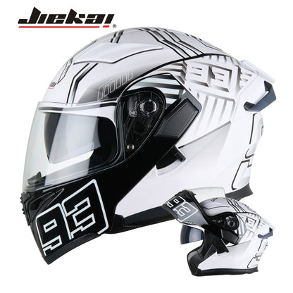 Motorcycle Helmet Male Revealing Helmet Motorcycle Imitation Race Four Seasons Universal Riding Bluetooth Tail Edition 3C Certification