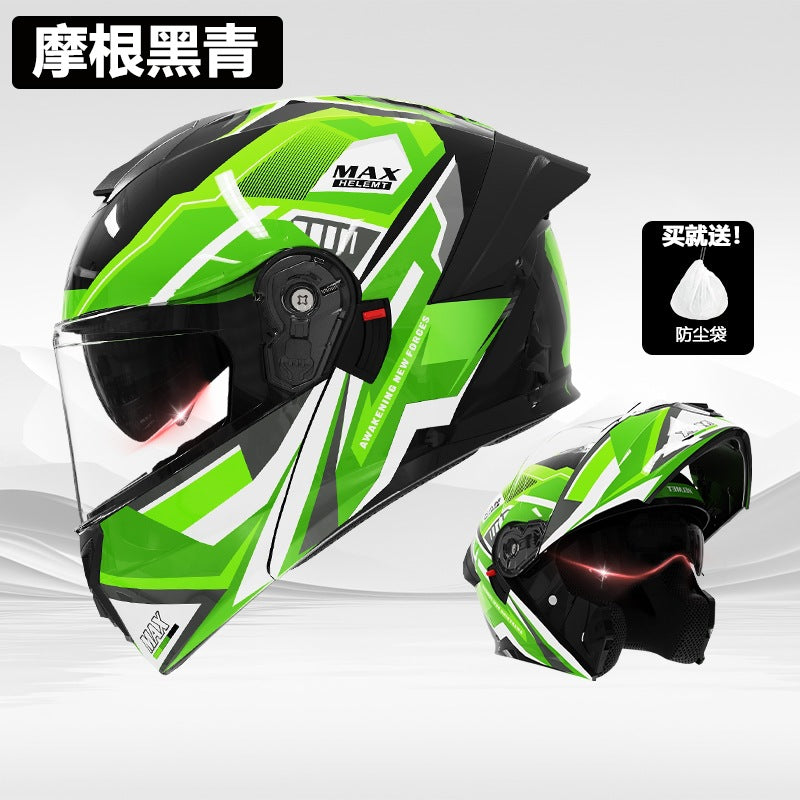 Foreign Trade Motorcycle Helmet Men's Face Helmet Four Seasons Universal Electric Vehicle Women's Motorcycle Half Helmet Winter Warm Safety Helmet