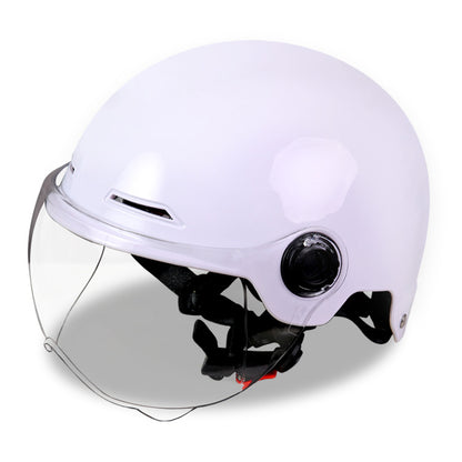 Factory direct electric car helmet men and women summer riding half helmet Four Seasons universal battery car environmental protection travel helmet