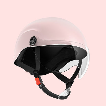 3C certification electric car helmet unisex windproof half helmet summer sun protection portable battery car safety helmet