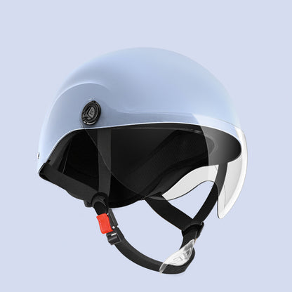 3C certification electric car helmet unisex windproof half helmet summer sun protection portable battery car safety helmet