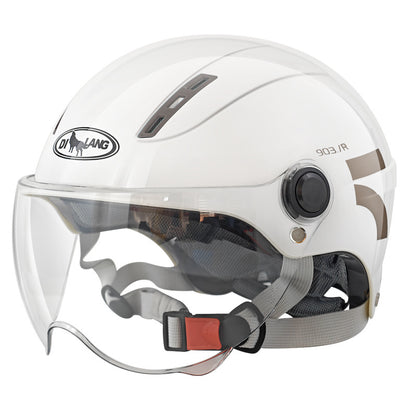 New national standard 3C certification electric car helmet motorcycle men and women summer sunscreen four seasons universal safety helmet