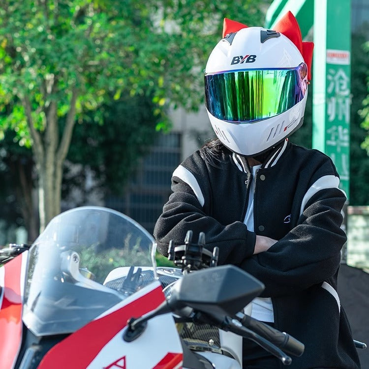 Motorcycle helmet decorations bow electric car battery car full helmet decorative accessories net red accessories women wholesale